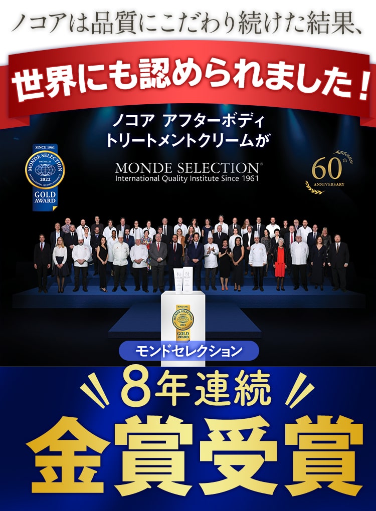 モンドセレクション8年連続金賞受賞