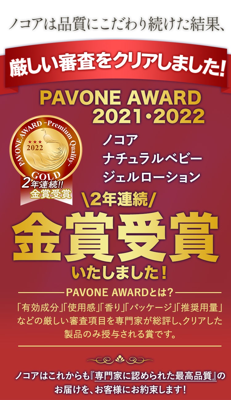 PAVONE AWARD 2022 金賞受賞